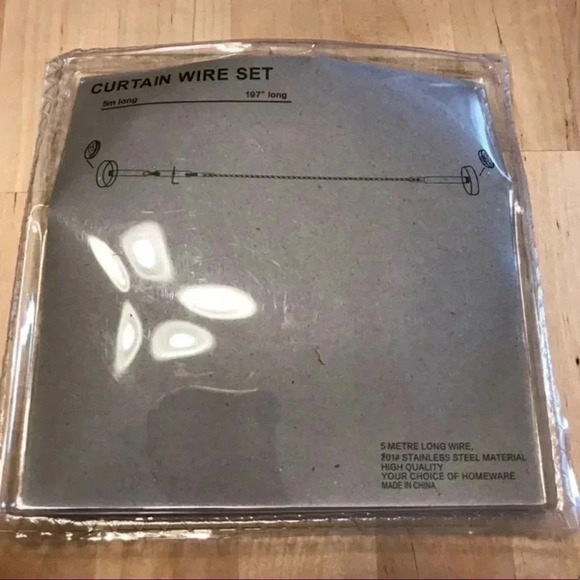 Curtain Wire Hanger and Clip Set NEW - Picture 4 of 5